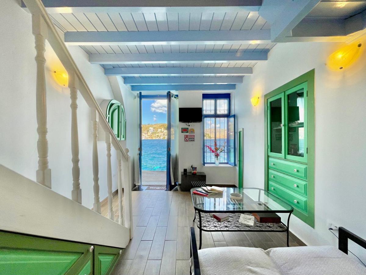 Seafront - Harbour View , Pitini 2 Apartment Symi Exterior photo